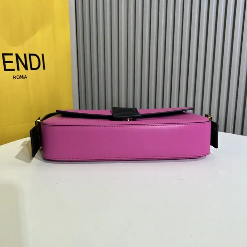 Affordable Affordable Fendi Medium Baguette Twist Bag In Nappa Leather Rose 0126