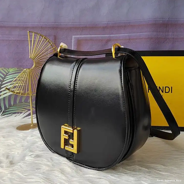 Affordable Affordable Bag In C'mon Leather Medium Fendi Black Calf 0216