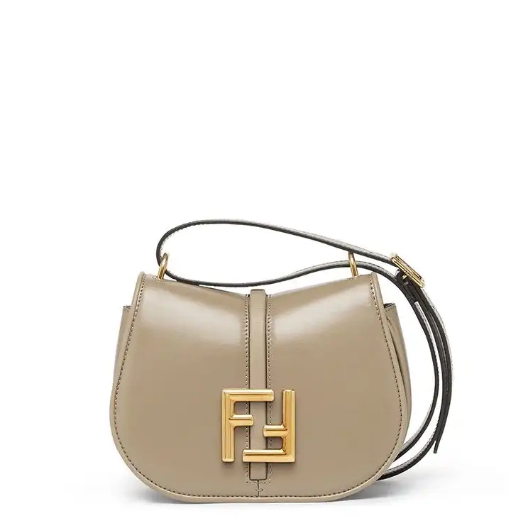 Affordable Affordable Grey Calf Fendi Mini C'mon Bag Leather In 0208