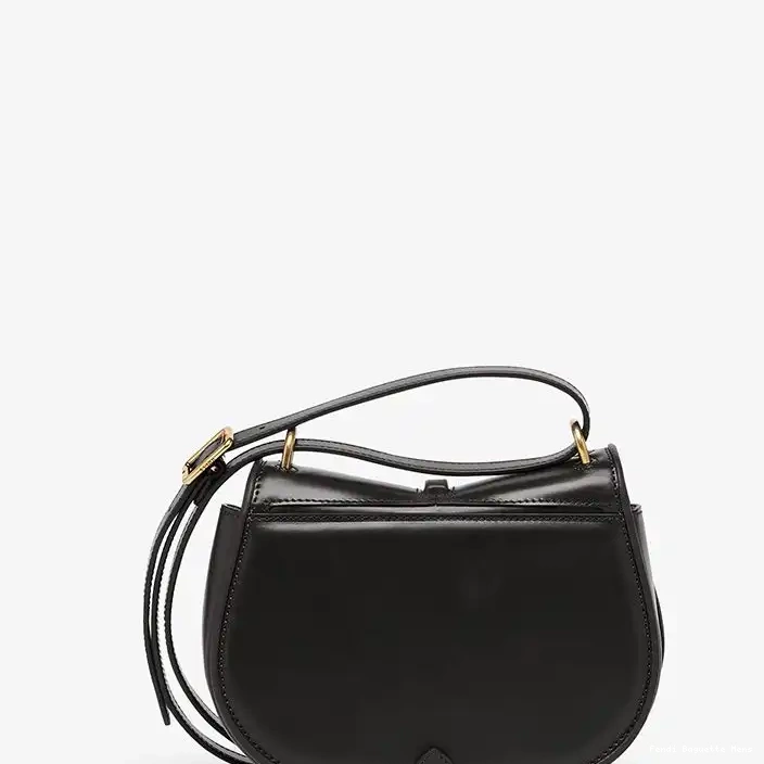 Affordable Affordable Fendi Calf Black Mini In Leather Bag C'mon 0217