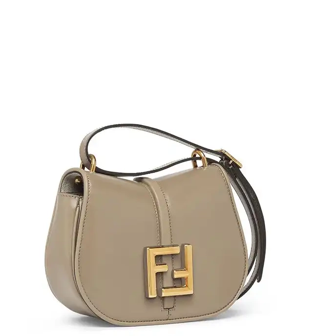 Affordable Affordable Grey Calf Fendi Mini C'mon Bag Leather In 0208