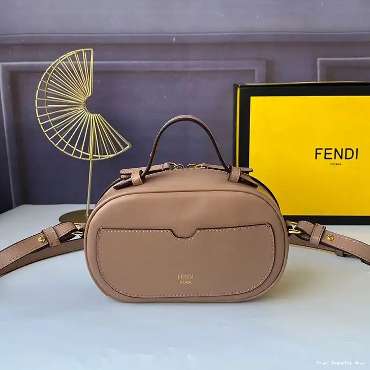 Affordable Affordable Case Leather Camera O'Lock Calf In Grey Mini Fendi 0221