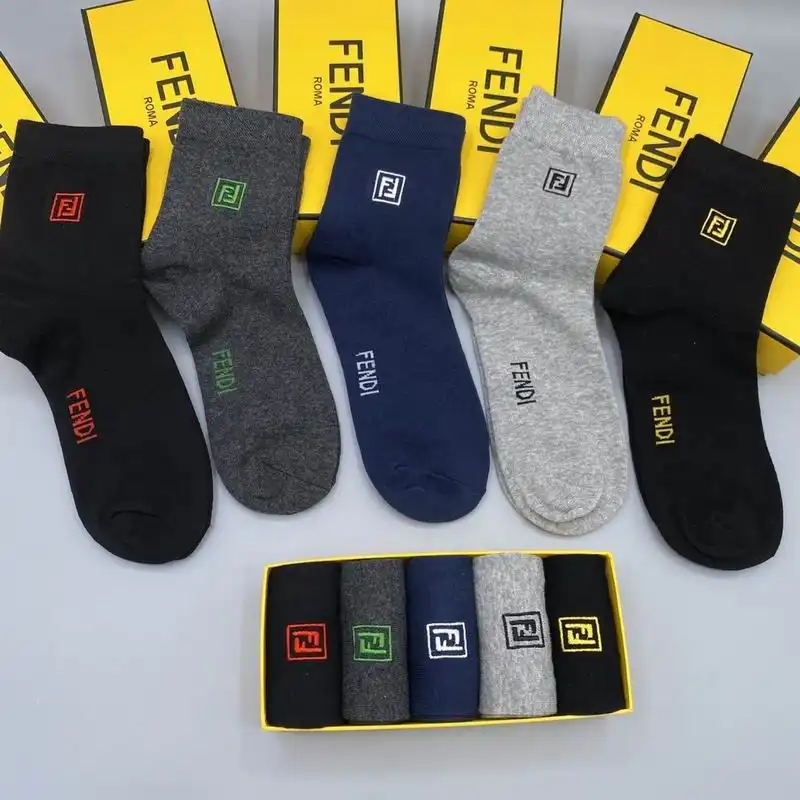 Affordable Affordable Fendi Socks Set 040336 0202