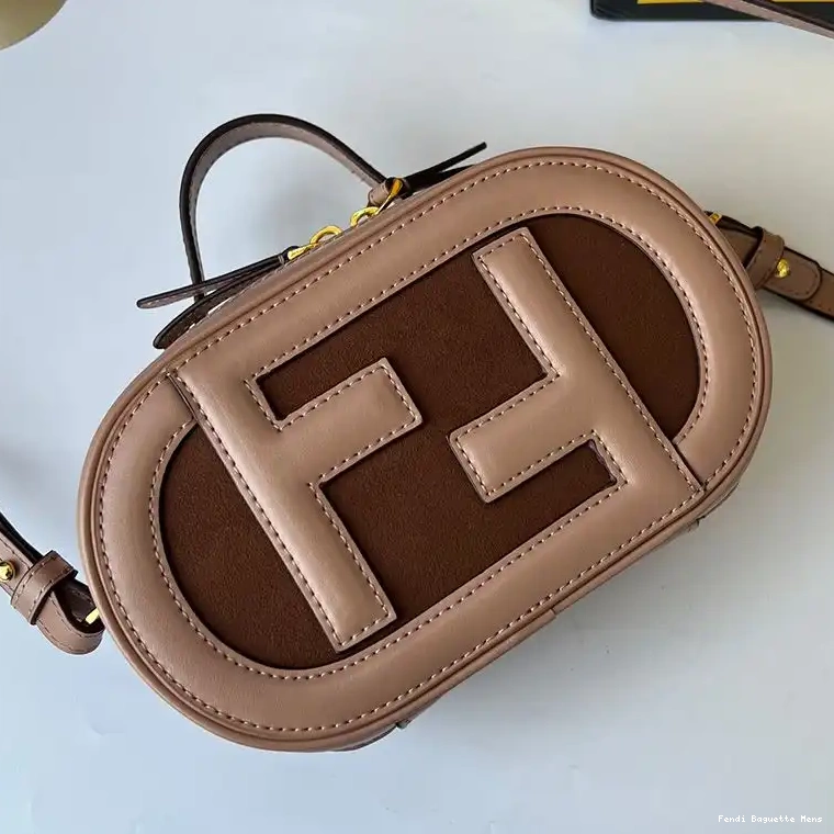 Affordable Affordable Case Leather Camera O'Lock Calf In Grey Mini Fendi 0221