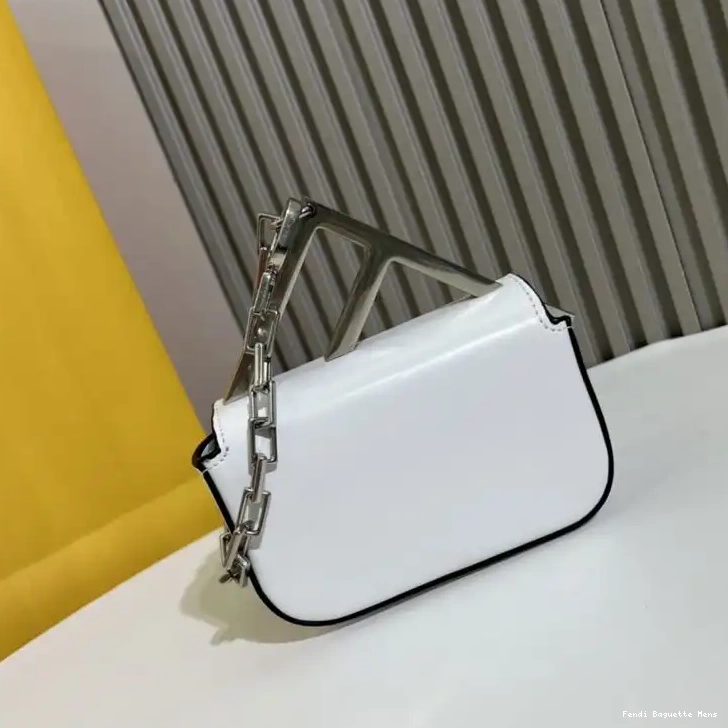 Cheap Affordable Nano Bag In Fendi Leather F Calf White 0217