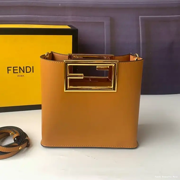 Affordable Affordable Way Bag Calf In Small Fendi Leather Brown 0217