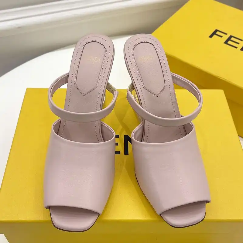 Affordable Affordable Fendi First Sandals Women Calf Leather Pink 0205