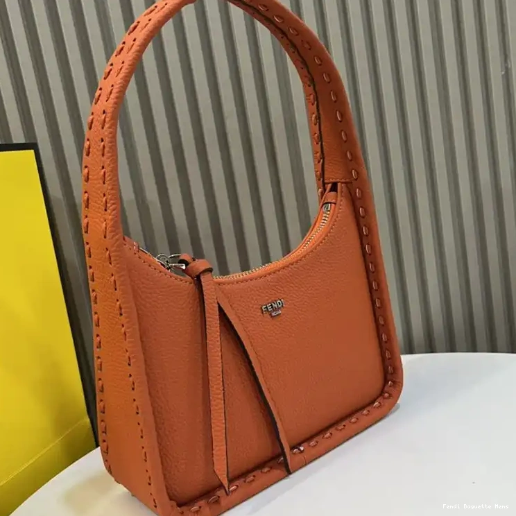 Cheap Affordable Leather In Romano Orange Bag Cuoio Fendessence Fendi Mini 0221