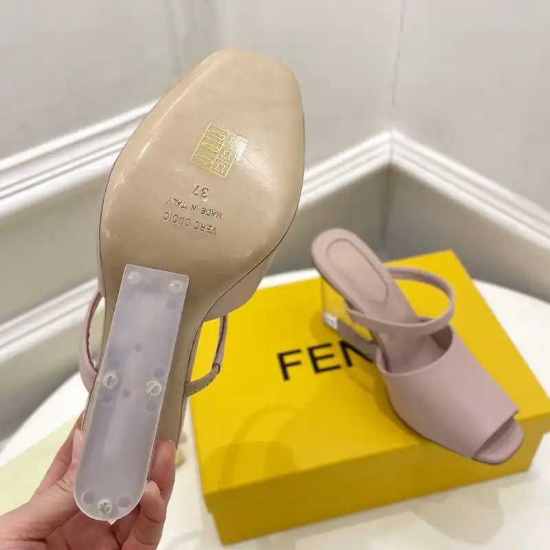 Affordable Affordable Fendi First Sandals Women Calf Leather Pink 0205